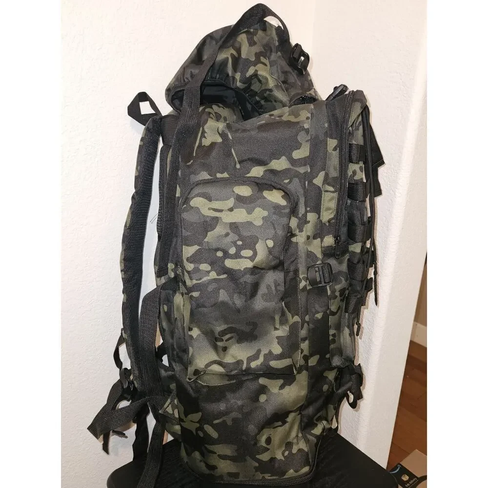 New! 70L Camouflage Hiking Backpack